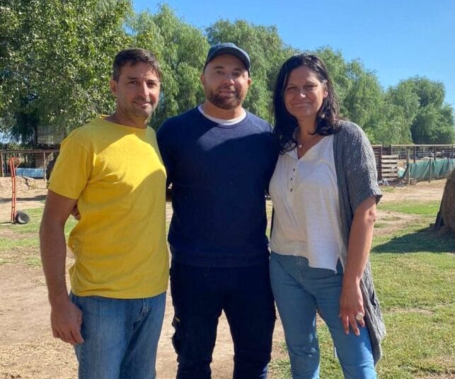 Germán Martitegui visitó una quesería en Santa Rosa Martitegui