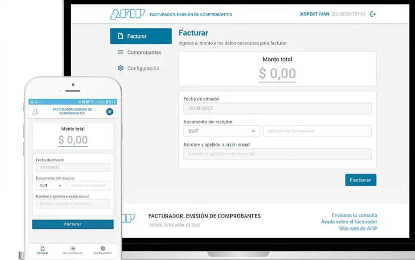 Tickets en 3 pasos: el nuevo facturador de AFIP AFIP – Facturador