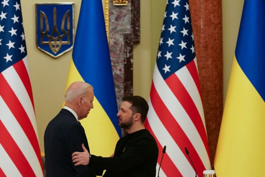 Biden en Ucrania