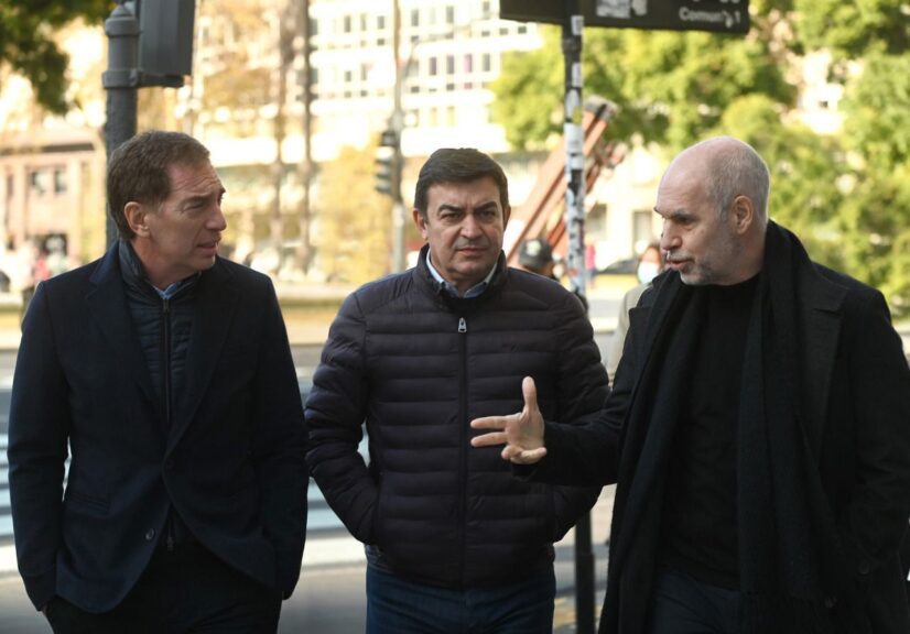 De Marchi con Rodríguez Larreta