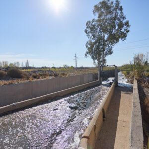 Colapso del colector de AySAM: Irrigación le extendió el plazo de vertido al Pescara Acciones de Irrigación ante vuelcos cloacales en Guaymallén