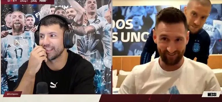 Las risas no faltaron: El icónico en vivo del Kun Agüero con los integrantes de la selección WhatsApp Image 2022-12-09 at 14.00.37