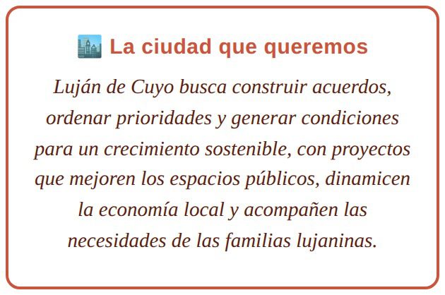 La ciudad que queremos