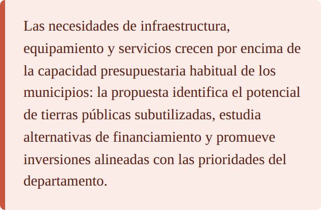 Infraestructura, financiamiento e inversiones en Luján de Cuyo