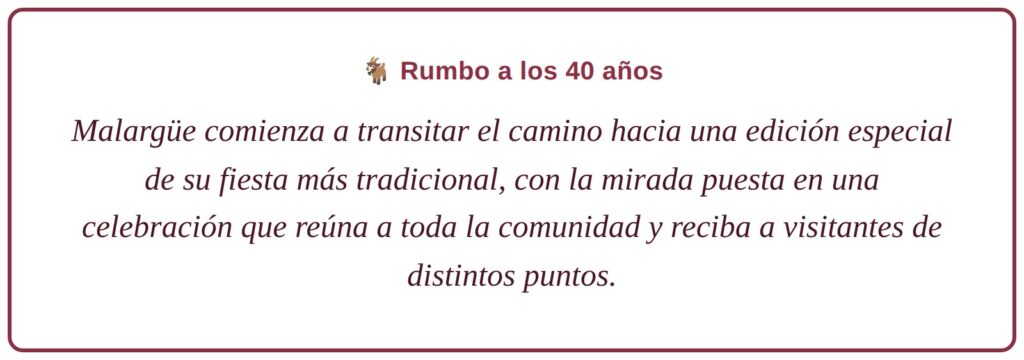 Cierre de la nota: rumbo a los 40 años
