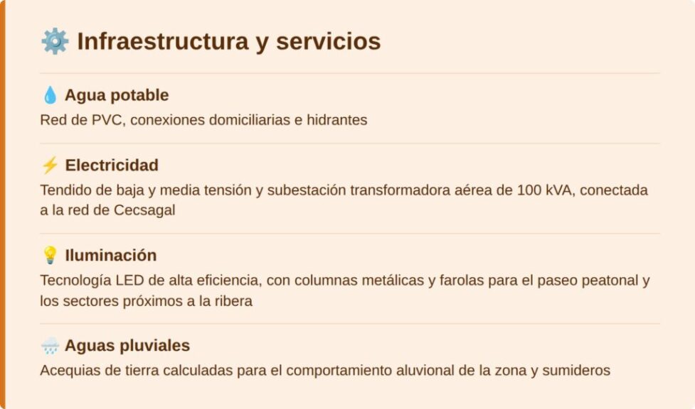 Infraestructura y servicios