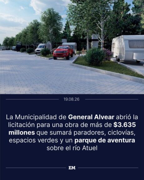 Tarjeta informativa sobre la licitación de la Costanera Centro