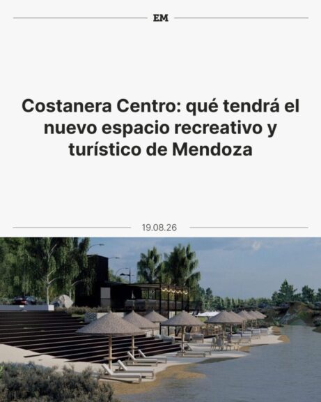 Tarjeta informativa sobre qué tendrá la Costanera Centro