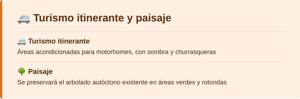 Turismo itinerante y paisaje