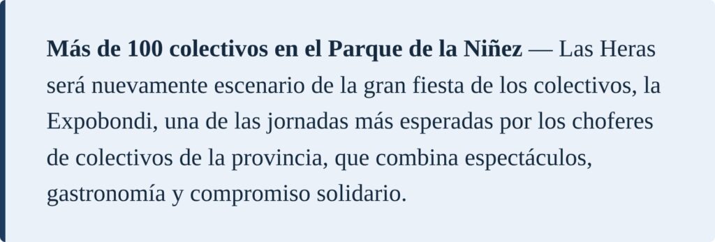 Más de 100 colectivos en el Parque de la Niñez