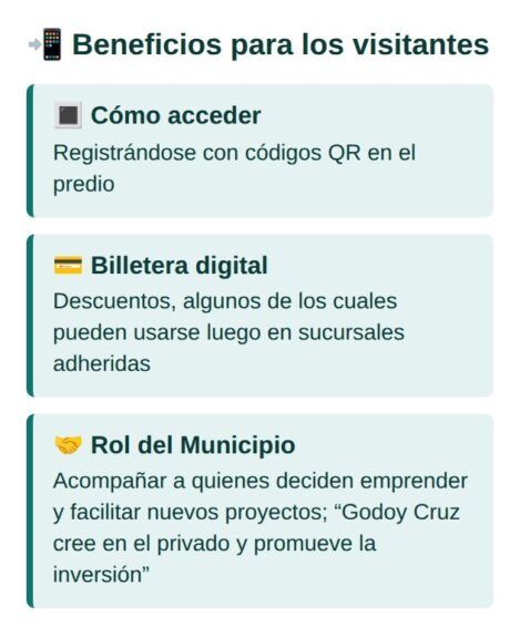 Beneficios para los visitantes