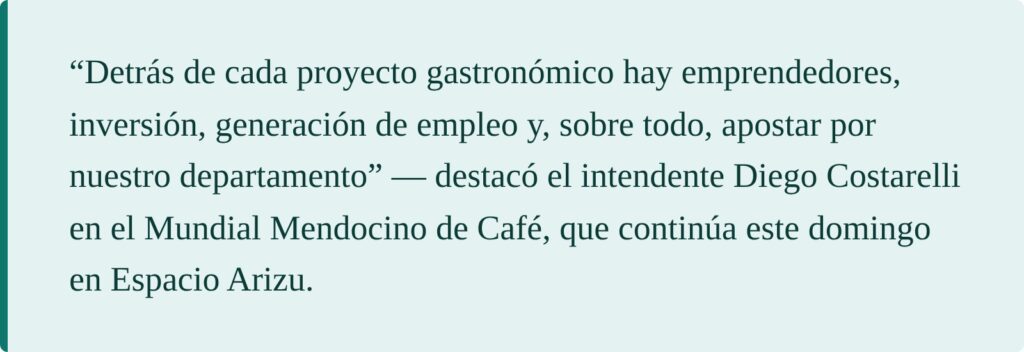Costarelli: detrás de cada proyecto gastronómico hay emprendedores