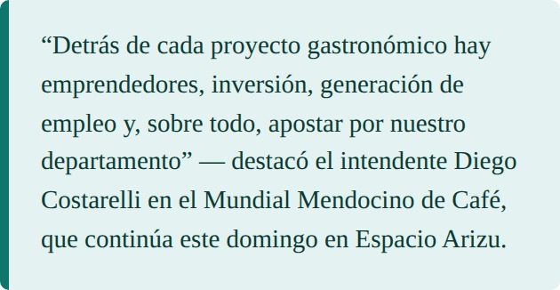 Costarelli: detrás de cada proyecto gastronómico hay emprendedores