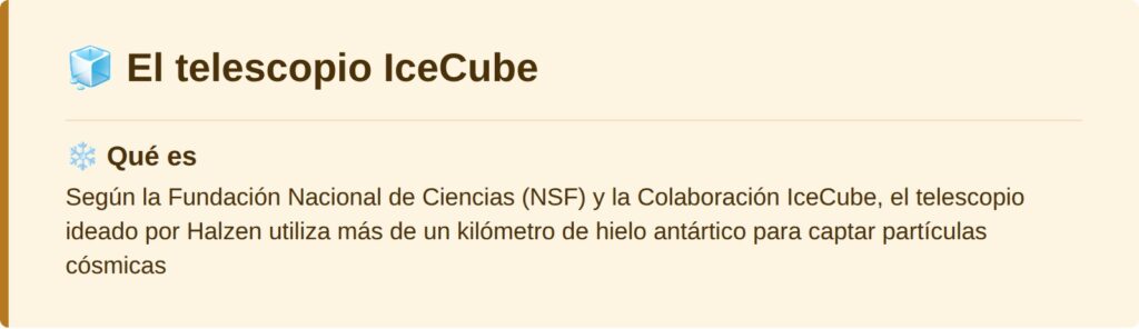 El telescopio IceCube