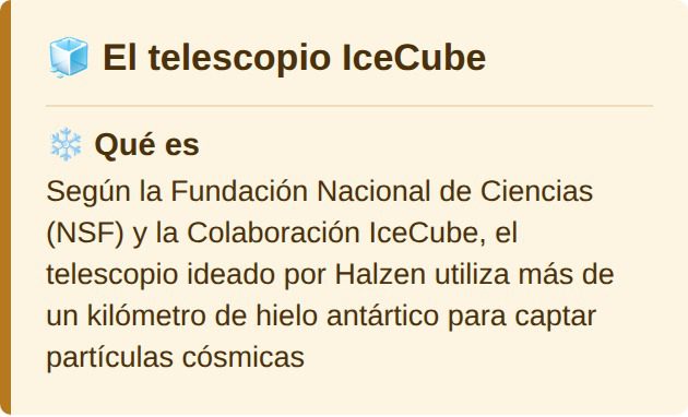 El telescopio IceCube