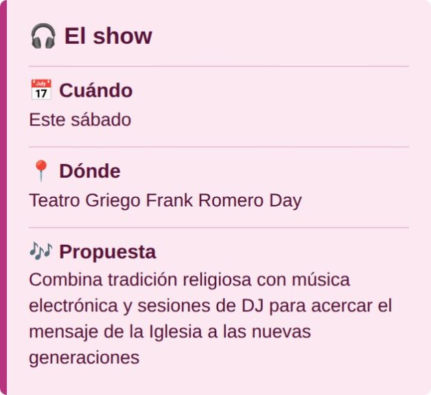 El show del Padre Guilherme en Mendoza