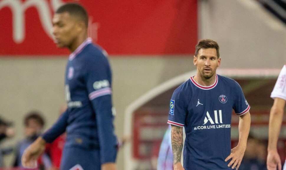 Lionel Messi, Kylian Mbappe – Match de football en ligue 1 Uber Eats : Le PSG (Paris Saint Germain ) remporte la victoir