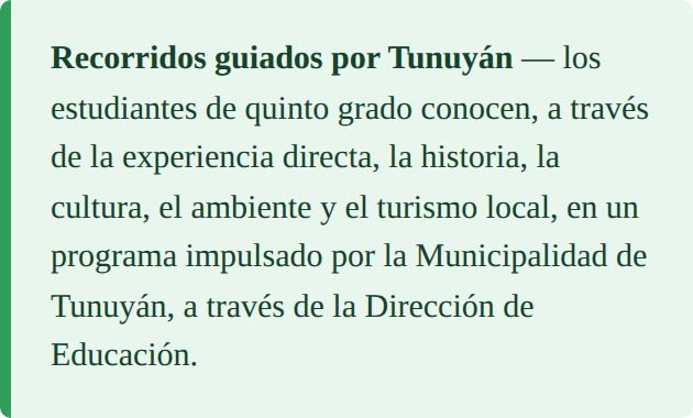 Recorridos guiados por Tunuyán