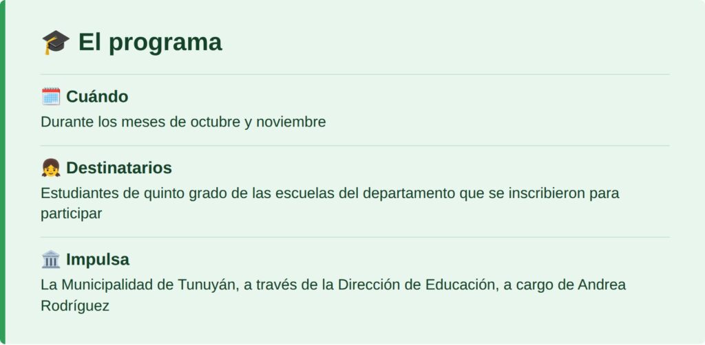 El programa La Muni de Paseo con Vos