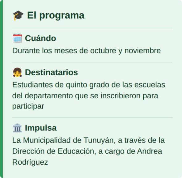 El programa La Muni de Paseo con Vos