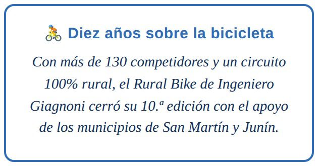 Diez años sobre la bicicleta