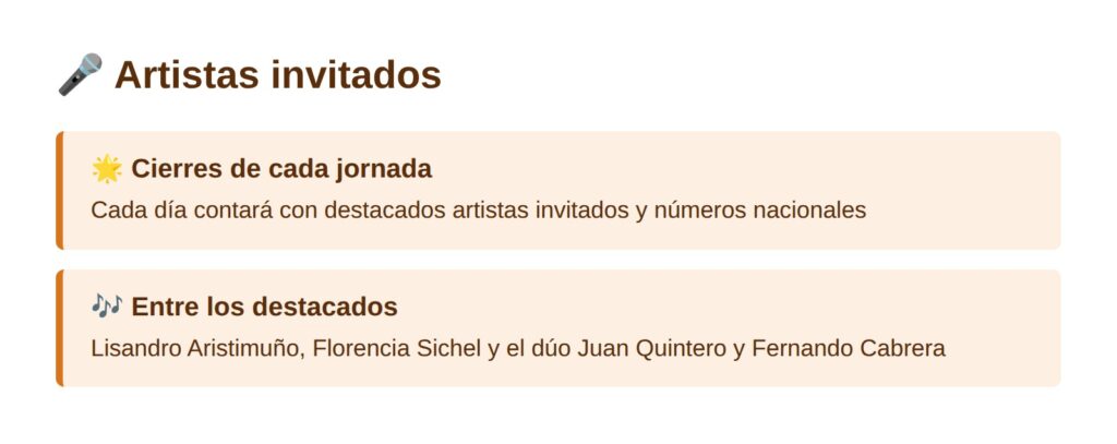 Artistas invitados