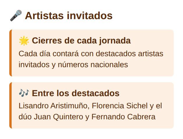 Artistas invitados
