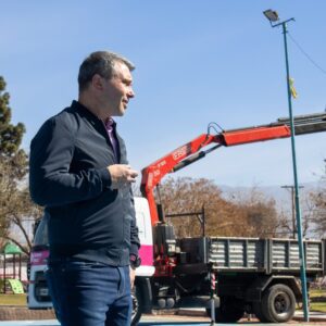 Ya son 100 las luminarias con sensores que cuidan los espacios públicos en GODOY CRUZ sensores-gc