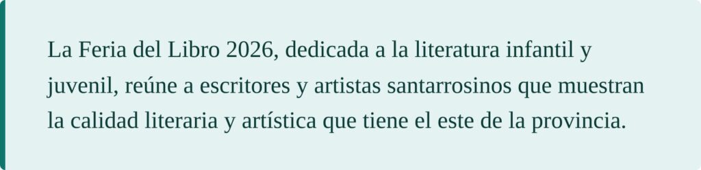 Feria del Libro 2026, dedicada a la literatura infantil y juvenil