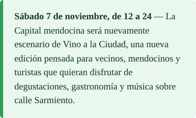 Sábado 7 de noviembre, de 12 a 24: Vino a la Ciudad vuelve a calle Sarmiento